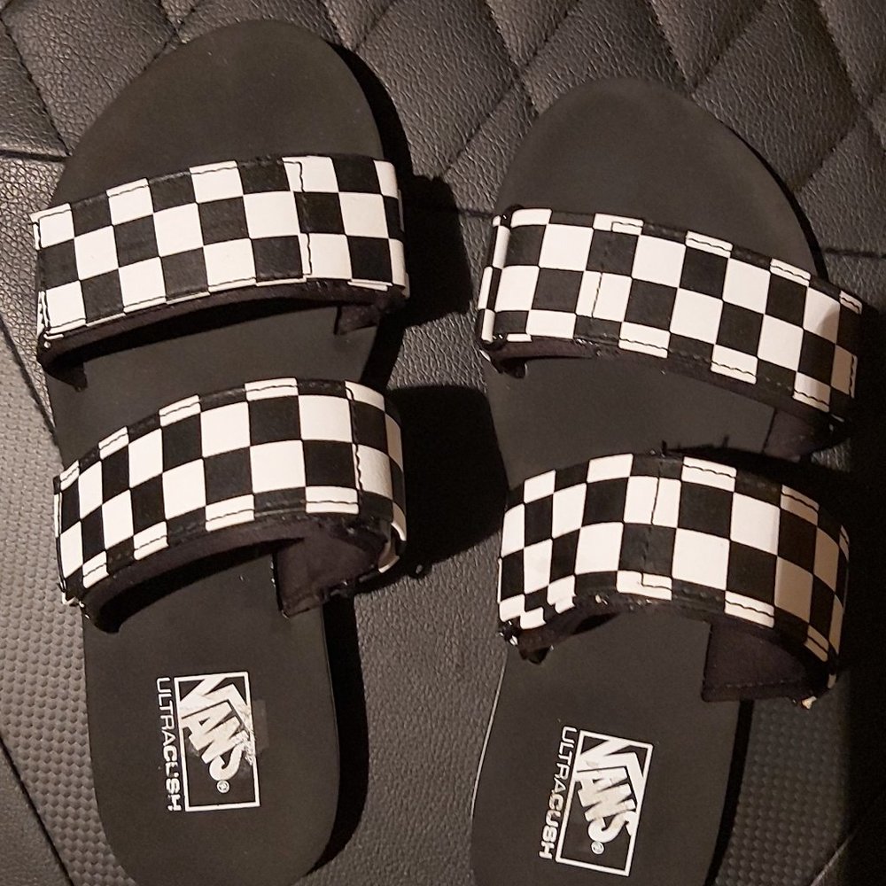 Vans Checkered Slides